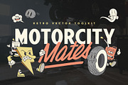 Motorcity Mates v2.0: Vintage Logos, a Person Illustration by Staple. (Thumbnail 1 of 10)