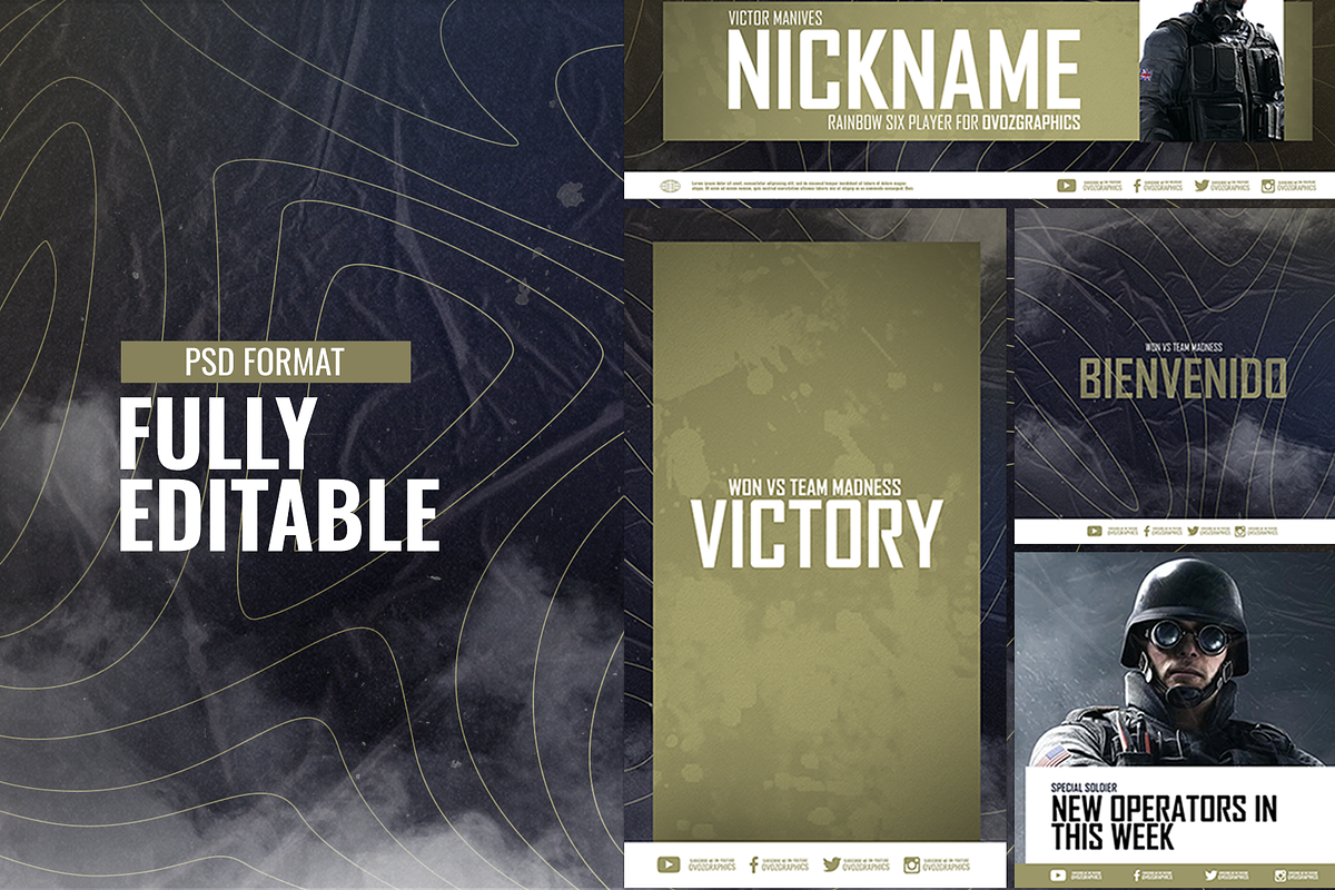 E- Sports Social Media Template, a Social Media Template by Creathift (Photo 2 of 7)