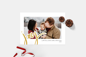 Christmas Card Template CD161