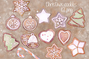 Christmas Cookies watercolor, a Food Illustration by Shabbypie (Thumbnail 6 of 12)