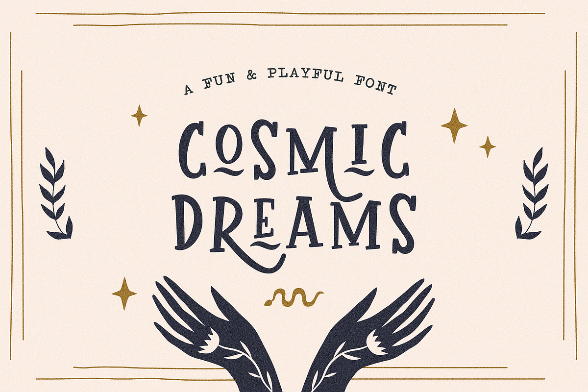 COSMIC DREAMS, a Handwritten Font by Maria Feliz Fonts (Photo 1 of 9)