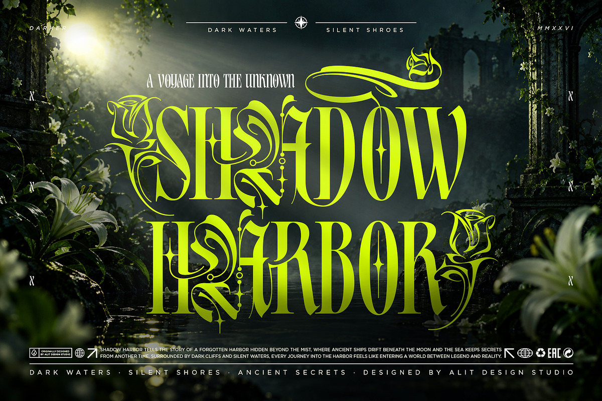 Majesty Rosaria Typeface, a Blackletter Font by alit design (Photo 14 of 20)