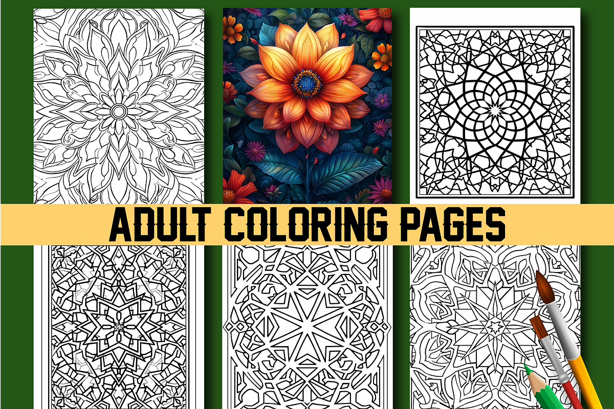 Mandala coloring Book for Adults, an Animal Illustration by Design Home (Photo 4 of 7)