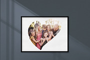 Watercolor hearts photo masks, a Layer Style Add-On by BrownLeopard (Thumbnail 5 of 7)