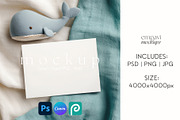 7x5 Landscape Greeting Card Mockup, a Mockup by EmpaviMockups (Thumbnail 1 of 7)