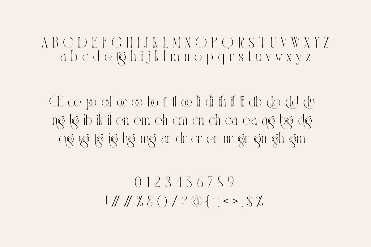 Bollgo Ligature Serif Typeface, a Serif Font by yaqublekker (Photo 8 of 8)
