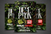 Adam and Evil Church Flyer Template, a Social Media Template by church flyer templates (Thumbnail 1 of 12)