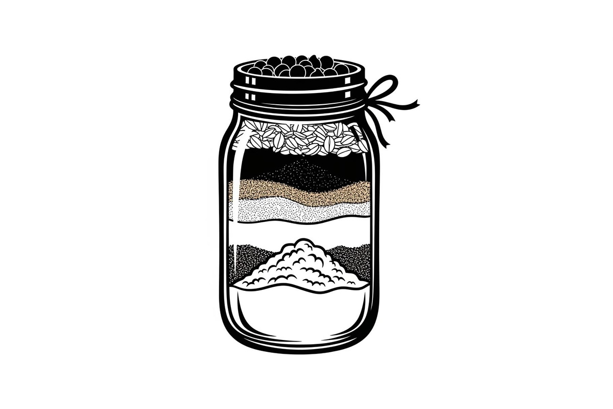 Layered Mason Jar Ingredients Bundle, an Illustration by yasushie (Photo 19 of 31)