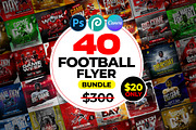 40 Football Game Day Flyer Template, a Flyer Template by Artonix (Thumbnail 1 of 6)