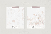 Botanical Bundle watercolor flowers, a Texture Graphic by Anna Sokol (Thumbnail 59 of 89)