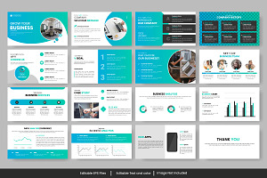 Business presentation templates, a Presentation Template by Tanuart