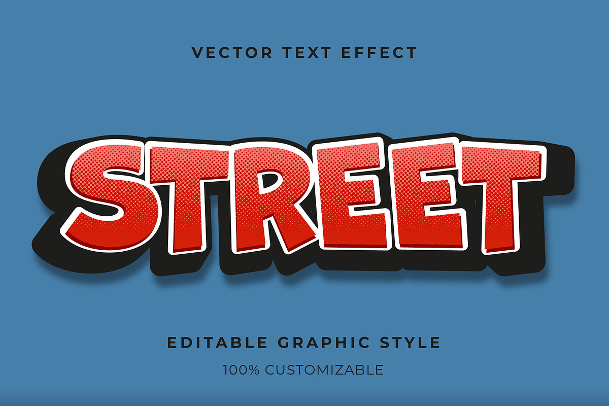 Comic Pop Halftone Text Effect
