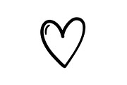 Hand Drawn Heart Doodle Vector Bundl, an Illustration by Creativeshirt (Thumbnail 8 of 48)