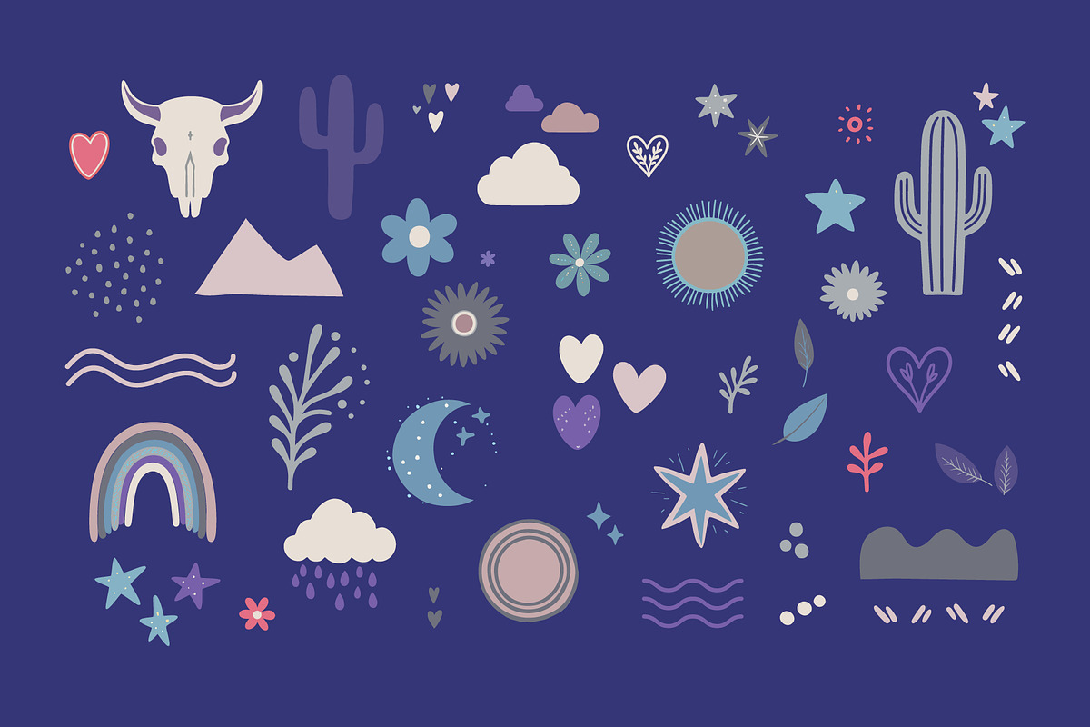 Minimal Boho Vector Graphics, an Object Graphic by GraphicsByKassy (Photo 4 of 9)