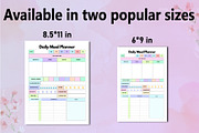 Meal Planner canva template, a Stationery Template by Designmela01 (Thumbnail 4 of 6)