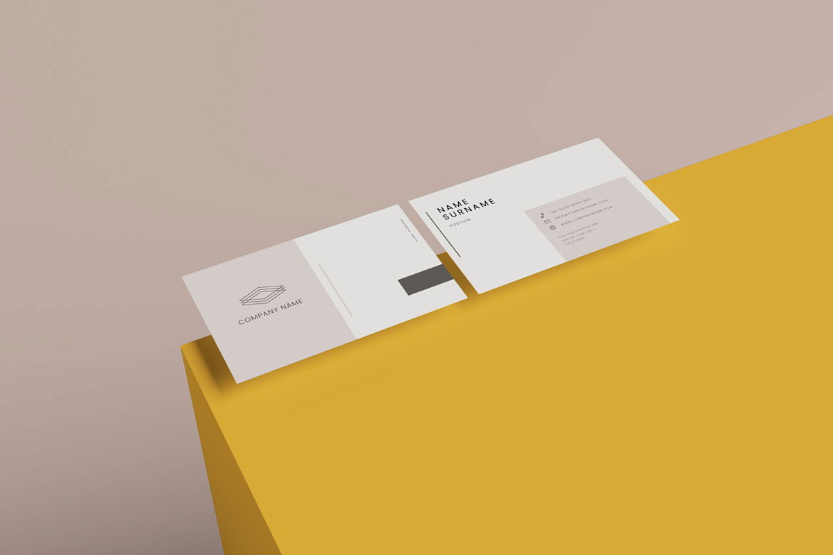 Realistic Business Card Mock-Ups, a Print Template by Thirtypath Studio (Photo 3 of 5)