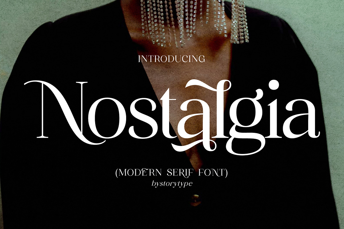 Nostalgia Modern Serif Font, a Serif Font by Storytype Studio (Photo 4 of 17)