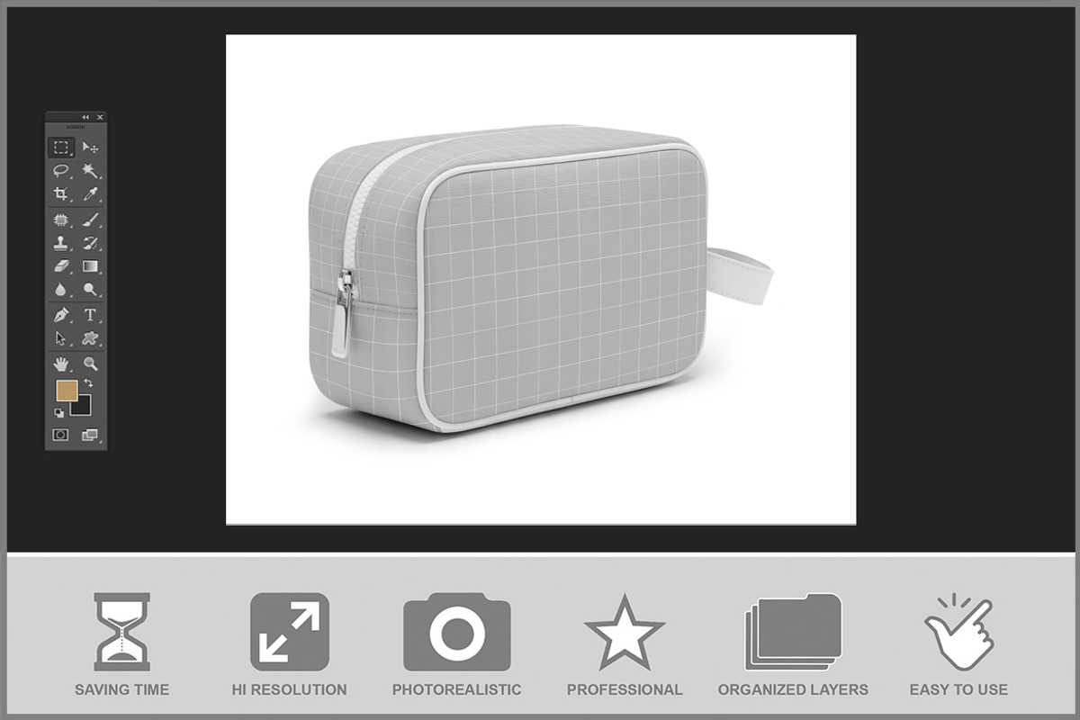 Vanity Bag Mockup, a Product Mockup by Bruno's Shop (Photo 2 of 3)