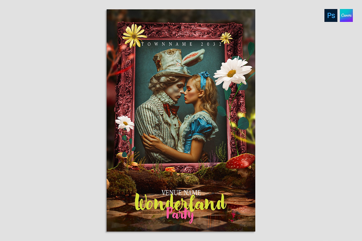 Wonderland Flyer Template, a Flyer Template by BrandPacks (Photo 3 of 3)