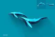 Ocean Polygonal Animals, an Animal Illustration by blauananas (Thumbnail 3 of 5)