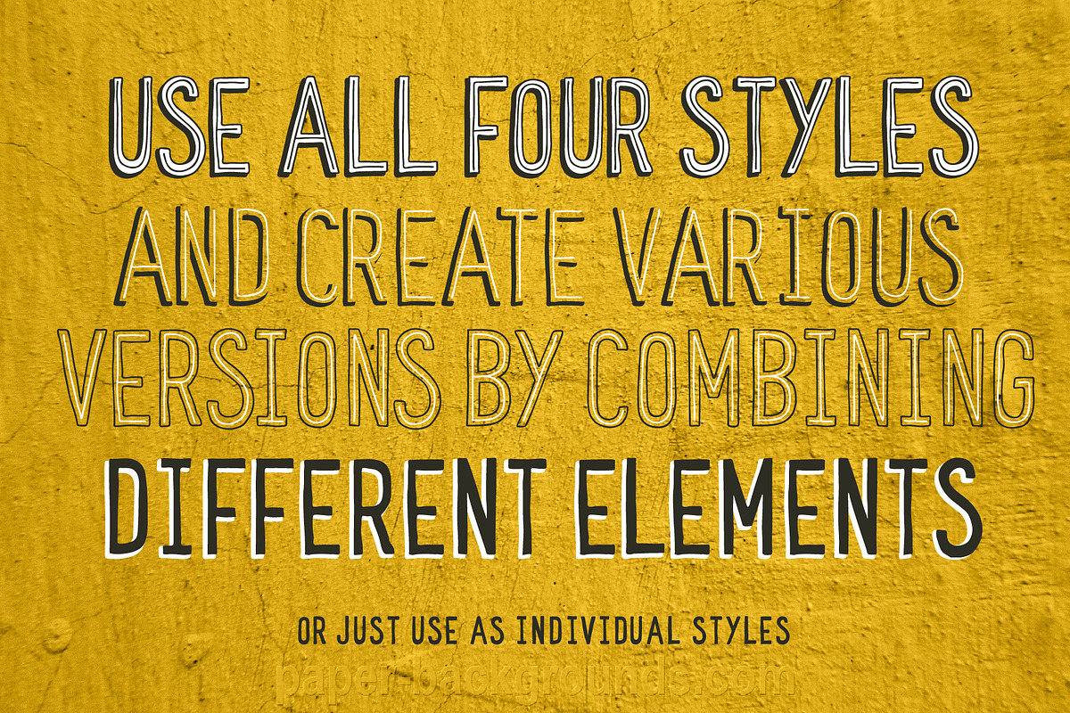 Comida Funky 4 Font Collection preview 4