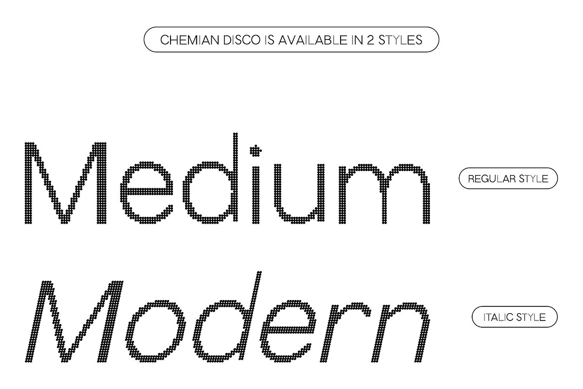 Chemian Disco, a Sans Serif Font by Craft Supply Co. (Photo 2 of 8)