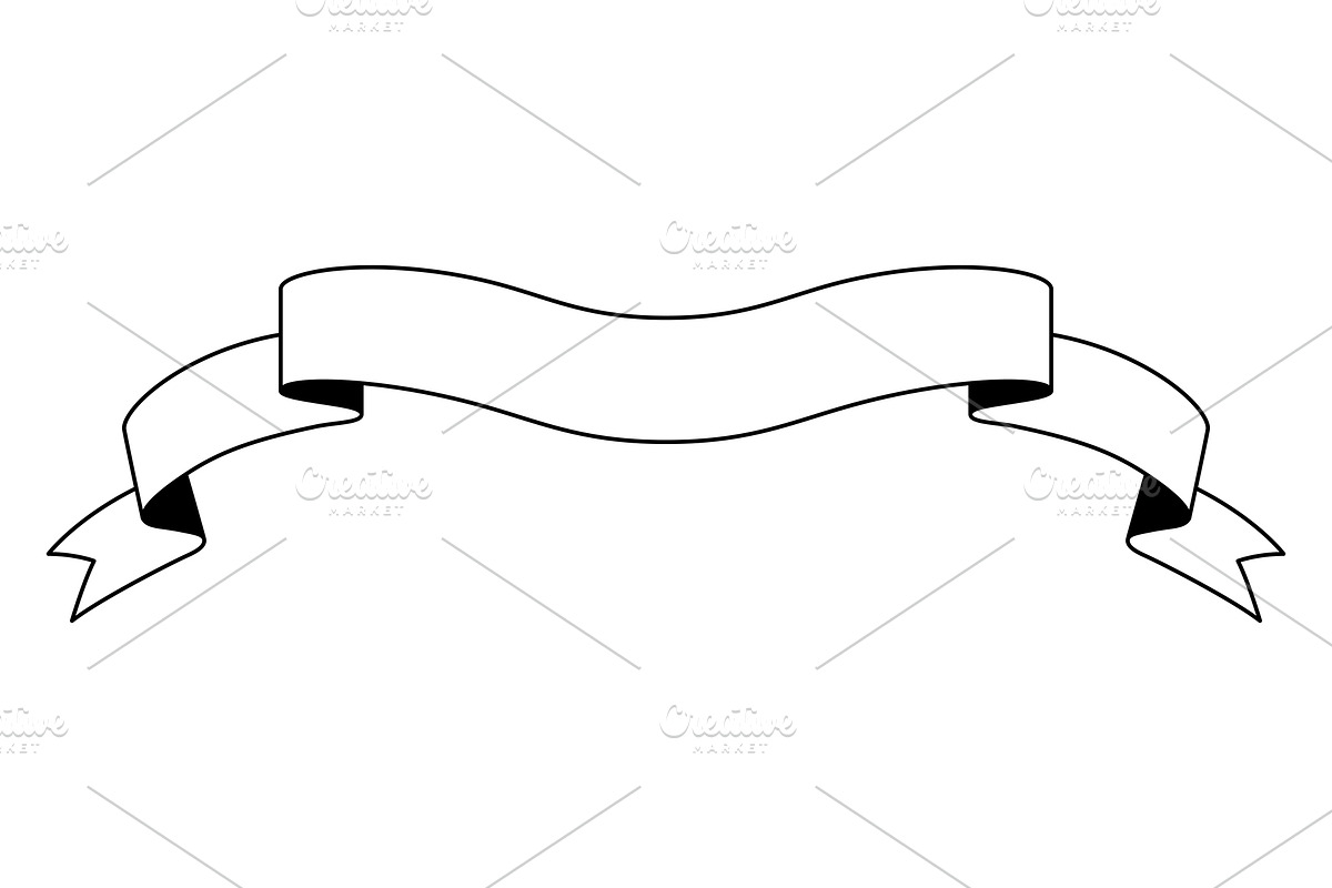Illustration of ribbon., a Decorative Illustration by incomible