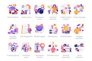 60 Education illustrations for UI, a Templates & Theme by Visual Generation (Thumbnail 5 of 5)