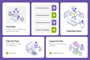 200 Technology and AI Isometric, a Technology Illustration by Vectors Market (Thumbnail 2 of 19)
