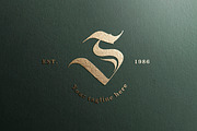 S callygraphic logotype, a Branding & Logo Template by Alexandra De Angelis (Thumbnail 1 of 5)
