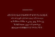 Megilan Curly Handwritten Font, a Font by Dicubit (Thumbnail 9 of 10)