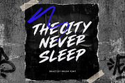 Bractley Bold Streetwear Brush Font, a Handwritten Font by Maulana Creative (Thumbnail 5 of 7)