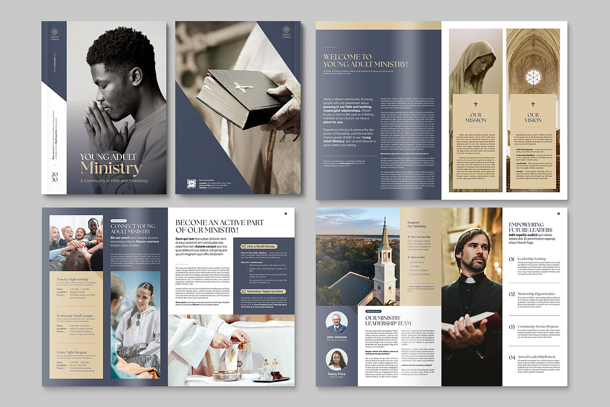 Church Brochure Template, a Brochure Template by BrandPacks (Photo 2 of 4)