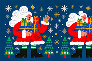 Festive Holiday Character, a Seasonal Illustration by StockVerse Creative (Thumbnail 4 of 4)