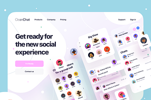 Clean Chat App UI