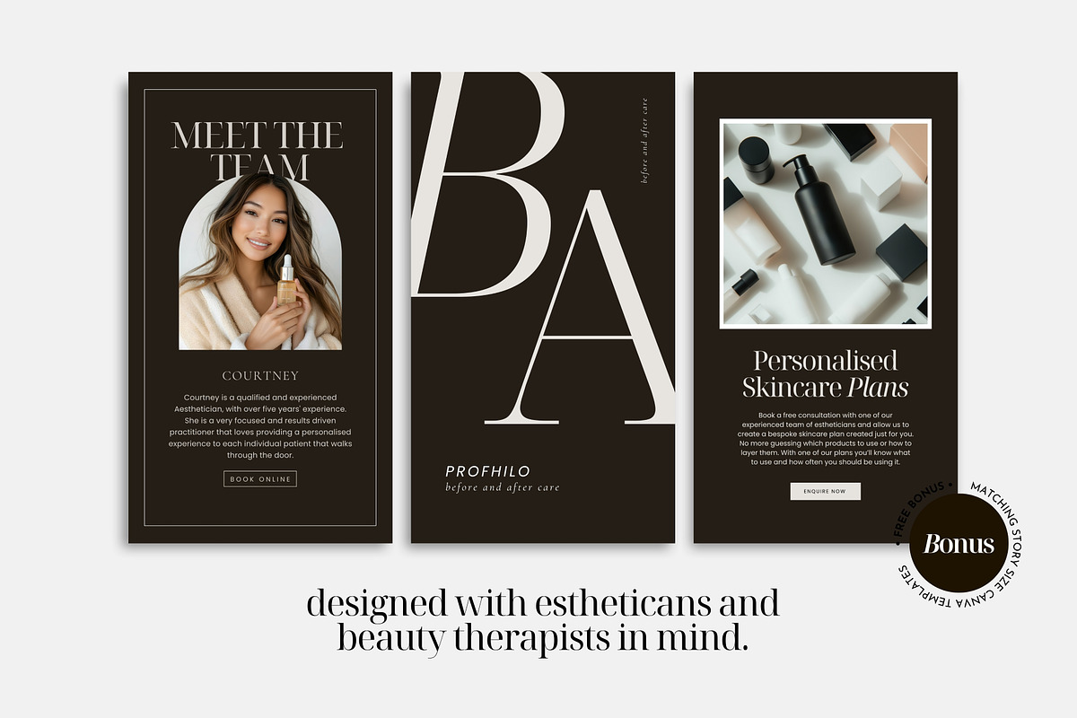 650 Skincare Social Media Templates, a Social Media Template by COCO Designs (Photo 13 of 16)