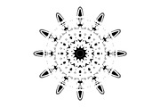 Black White Mandala Illustration Set, a Decorative Illustration by NJ Himel (Thumbnail 26 of 101)