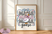 Floral Mama Goose Png, Mama Goose, an Illustration by Daily.Designs (Thumbnail 5 of 5)