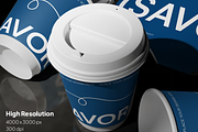 Paper Coffee Cup Mockup with Lid, a Cups & Container Mockup by graphicsauce (Thumbnail 4 of 4)