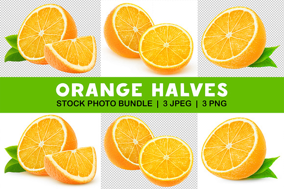 Orange Fruit Halves