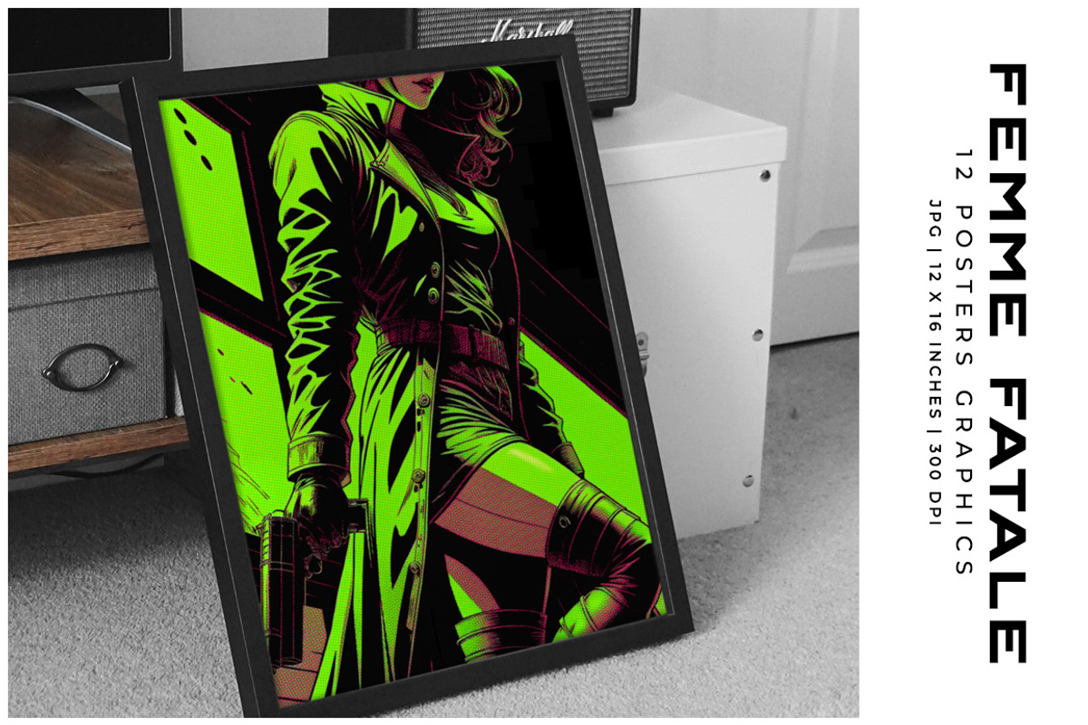 Femme Fatale, a Person Illustration by Digital Art Creations (Photo 7 of 9)