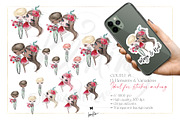 Valentine Clipart & Patterns Bundle, a Branding & Logo Template by KaramfilaS (Thumbnail 2 of 18)