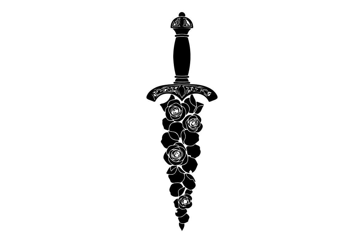 Ornamental Dagger Silhouette Bundle, an Object Illustration by Gaye Art (Photo 11 of 15)