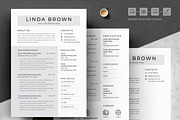 Minimalist Resume Design Bundle, a Resume Template by ResumeInventor (Thumbnail 3 of 6)