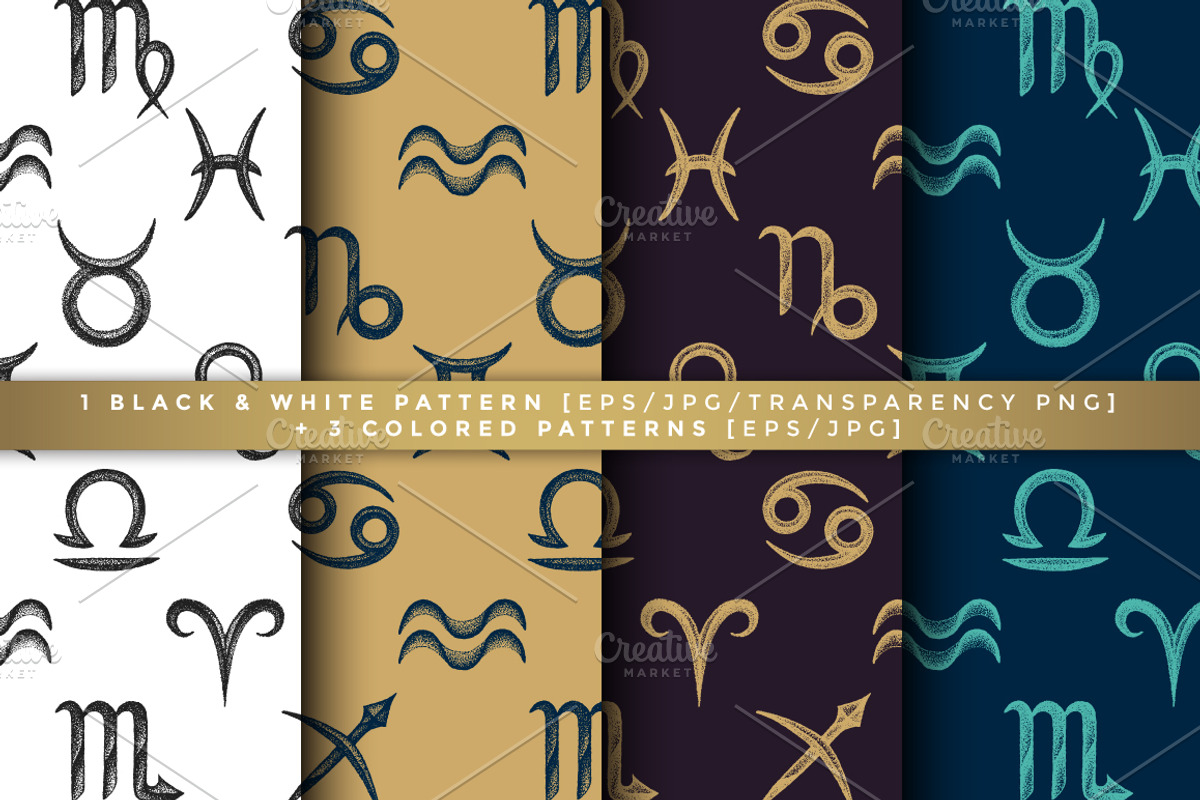 Dotwork Zodiac Signs, a Graphic by TRIKONA (Photo 3 of 3)