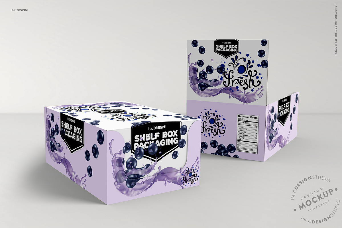 Retail Shelf Box 10 Packaging Mockup, a Packaging Mockup by INCDesign (Photo 3 of 8)