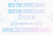 Morning Rain Dot Font, a Font by ToBeThea (Thumbnail 6 of 6)