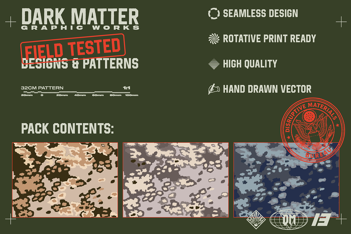 Desert Camouflage Seamless Pattern, a Pattern Graphic by darkmatter_graphicworks (Photo 2 of 3)