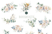 Watercolor vintage birds peacock, an Animal Illustration by MariGraphic boutique (Thumbnail 2 of 8)