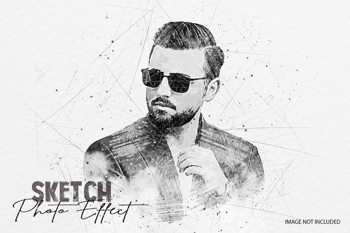 Sketch Photo Effect, a Layer Style Add-On by dx_vect (Photo 1 of 3)